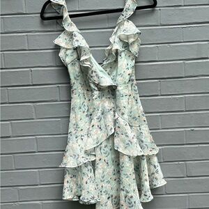 Small Light Blue Windsor Floral Dress